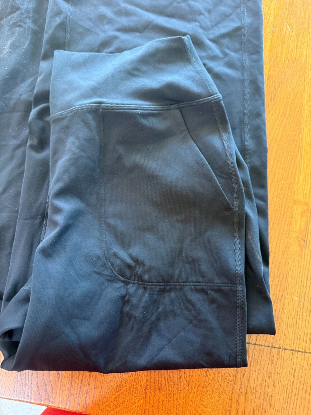 CRZ Yoga Wide Leg Pants Black High Waisted Pockets Size M NWT